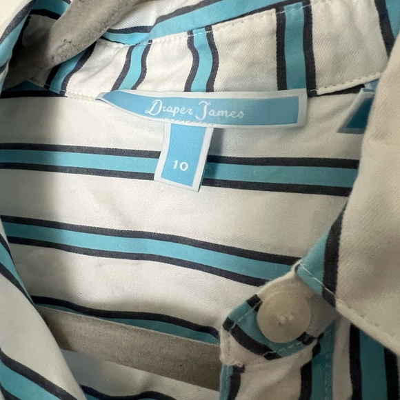 Draper James Stripe Shirtdress 10 - Picture 7 of 9